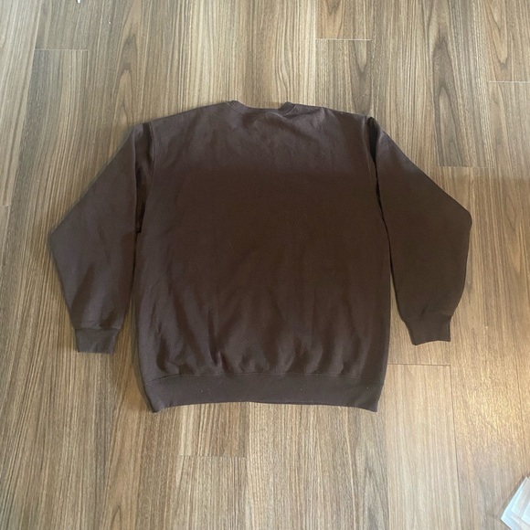 Brown Patchwork Sweatshirt - Picture 2 of 4